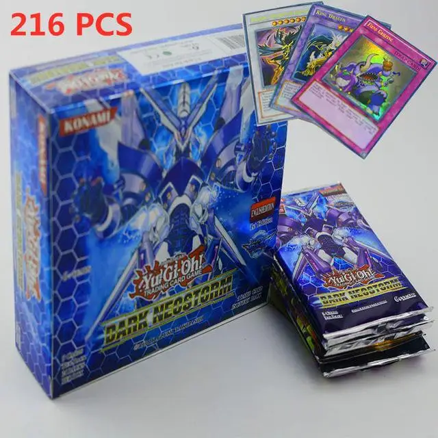 Yu gi oh 216 шт набор с коробкой Yu Gi Oh Аниме игровая коллекция карт дети мальчики игрушки для детей Рождественский подарок - Цвет: g