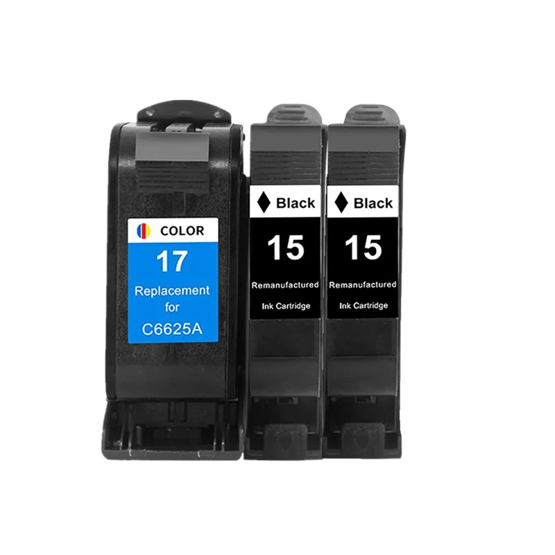 Картриджи для струйного принтера 15 17 XL HP15 HP17 15XL 17XL C6615A C6625A Deskjet 816c 825c 840c 841c 842c 843c 845c