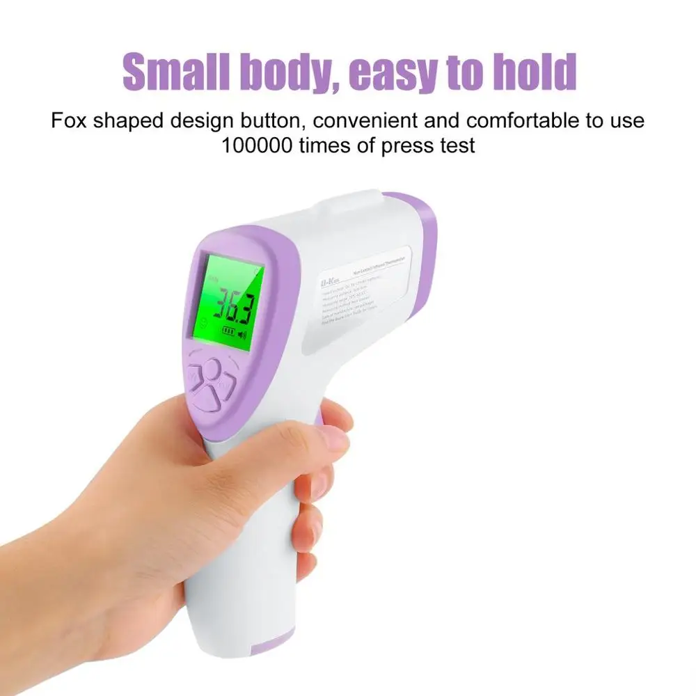 

Handheld Forehead Thermometer Non-Contact Infrared Thermometer High Precision Thermometer Industrial Temperature Meter 1 Pcs
