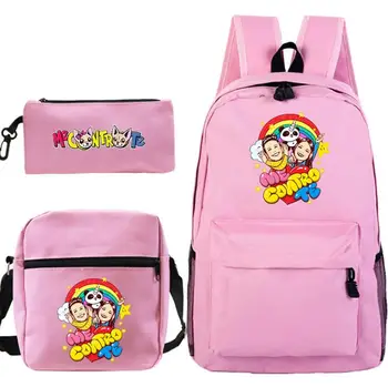 

Me contro Te Backpack Female Women School Bags Set For Girl Teenagers Satchel Female Animal Bagpack Kids Crossbody Bag 3pcs/sets