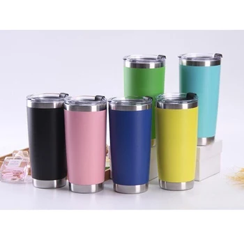 

Blank 20oz Wine Tumbler With Straw Stainless Steel Double Wall Vacuum Insulated Mug Personalized Skinny Tumbler Drop Shipping