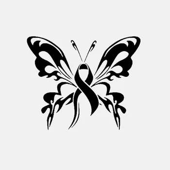 

Creative Awareness Butterfly Car Sticker Accessories Window Decal Decoration Windshield Rearview Mirror PVC 13cm X 11cm