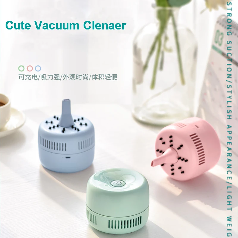 Desktop Vacuum Desk Dust Cleaner Mini Table Dust Vaccum Cleaner for Desk Laptop Piano Computer
