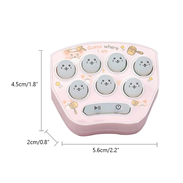 1Pc Mini Hit Toys Creative Puzzle Children Memory Training Game Multifunctional Portable Key Chain Fun Anti Stress Toy Kids Gift 5