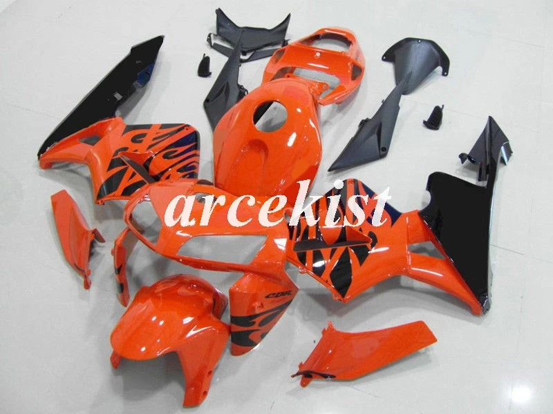 

4 Gifts New ABS Motorcycle Fairing Kit Fit for CBR600RR F5 2005 2006 05 06 cbr600 600RR bodywork set orange black