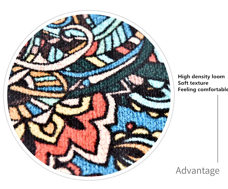 1 American ethnic bohemian vintage round rug (3)