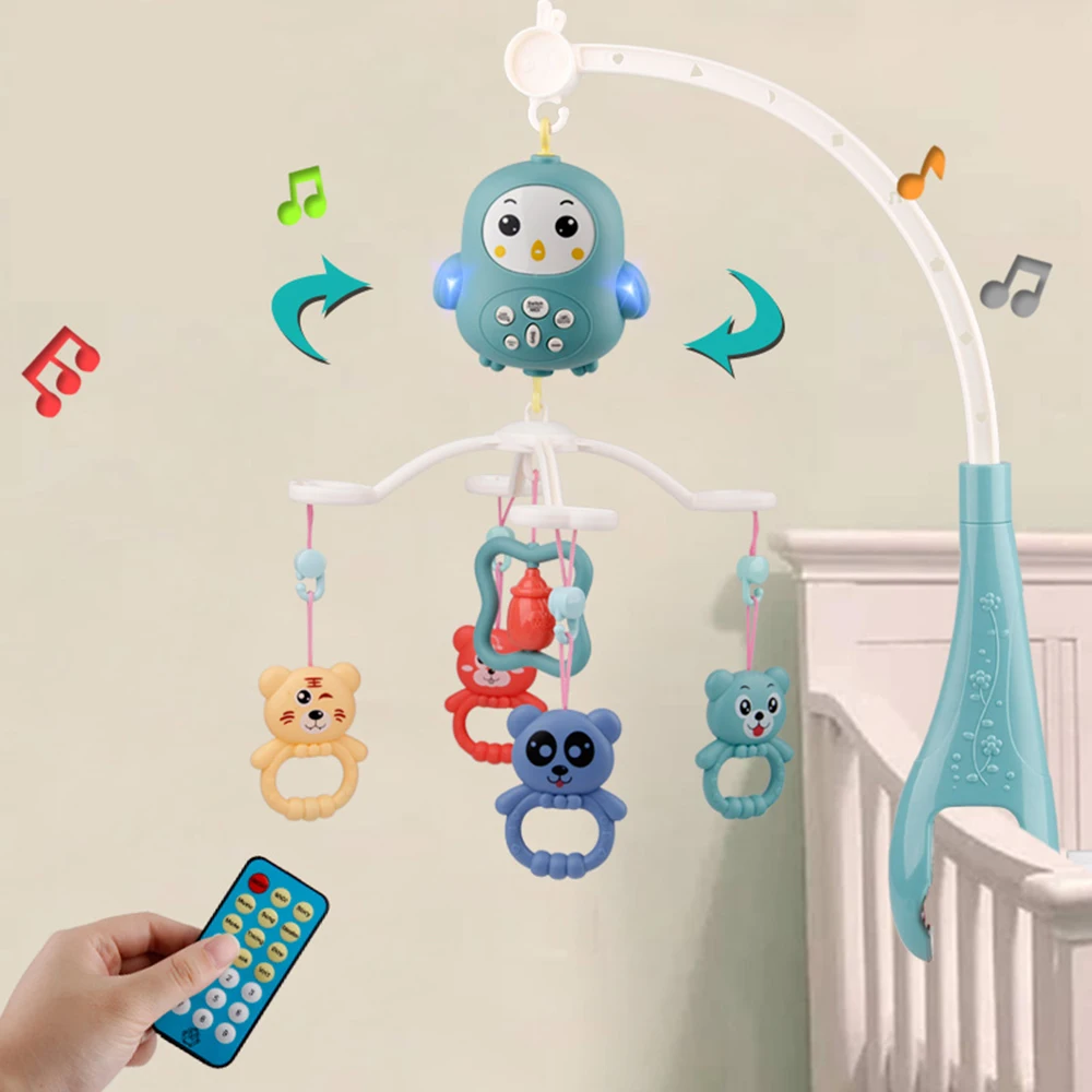 

Baby Rattles Toys Crib Music Educational Toys Bed Bell Carousel For Cots Infant Baby Toy 0-12 Months For Newborns