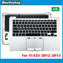 Originele A1425 Topcase Us Toetsenbord Backlight 2012 2013 Voor Macbook Pro 13.3 Inch Retina A1425 Us Keyboard Top Case MD212 MD213