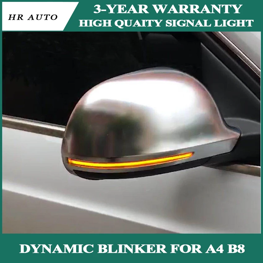 

Rearview Mirror Indicator Blinker Dynamic Turn Signal Lamp For Audi A3 S3 8P A4 S4 B8 8K B8 A5 S5 RS5 A8D3 Q3 A6 A4 allroad