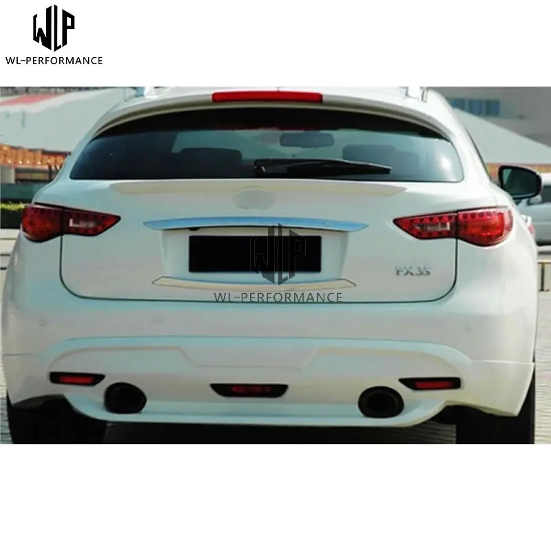 

FX35 QX70 PU Unpainted Black Primer Auto Car Body kits front lip rear diffuser side kirts For FX35 FX50 FX37 QX70 Infiniti use