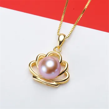 

Real Solid 925 Sterling Silver Connector Oysters Pearl Bead Caps Diy Jewelry Accessories