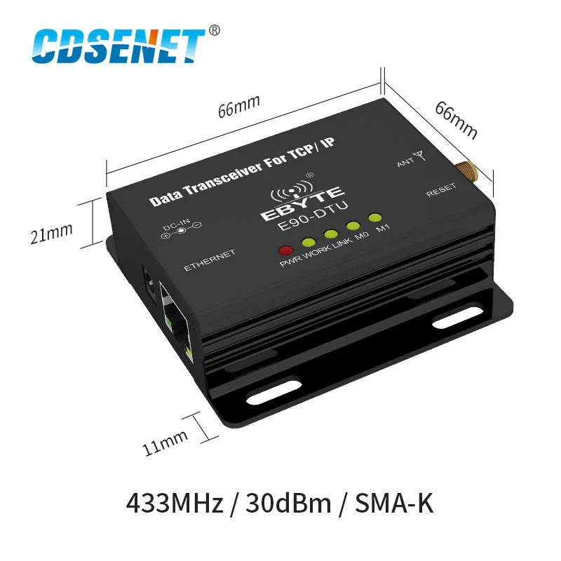 Ethernet Modbus 433 мгц радиочастотный передатчик дальнего радиуса связи радио