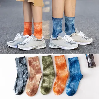 

Jeseca Ethnic Cotton Women's Socks Unisex Men Women Harajuku Vintage Streetwear Long Socks for Woman Male Hip Hip Skateboard Sox