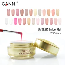 50951 CANNI поставки для ногтей Золотая бутылка строительный гель 15 мл Прозрачный УФ-гель для ногтей scupture soak off лампа для ногтей Лечение тонких гелевых ногтей