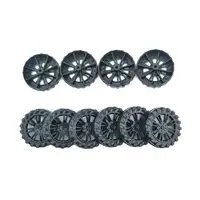 10PCS 30mmx9mm Simulation Plastic Wheels Toy Car Wheel