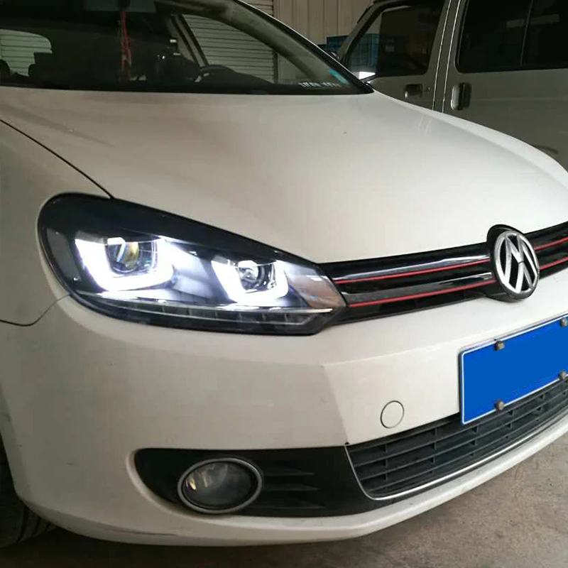 CNSUNNYLIGHT For VW Volkswagen Golf6 MK6 2010-2014 Car Headlight Assembly LED DRL Turn Signal Xenon HID Projector Lens Plug Play (11)