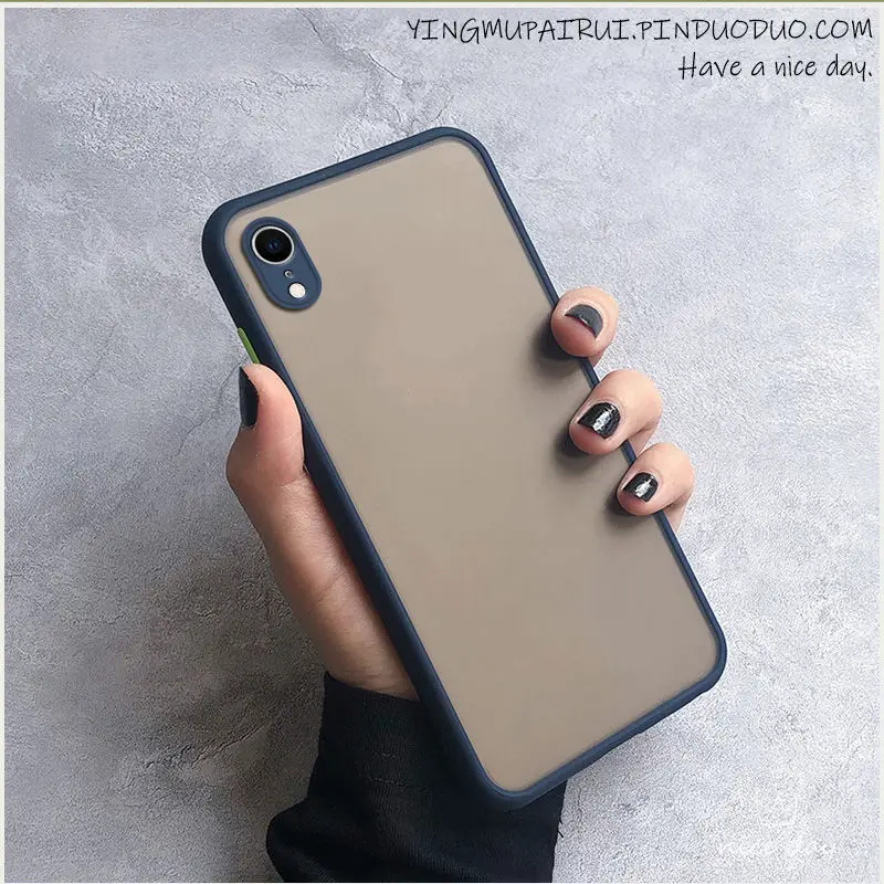 Custodia In Silicone Opaca Antiurto In Silicone Di Lusso Per Iphone Xr Custodia Iphone Xr Cover Trasparente Per Iphone X Xs Max Xr Iphonexr Coque