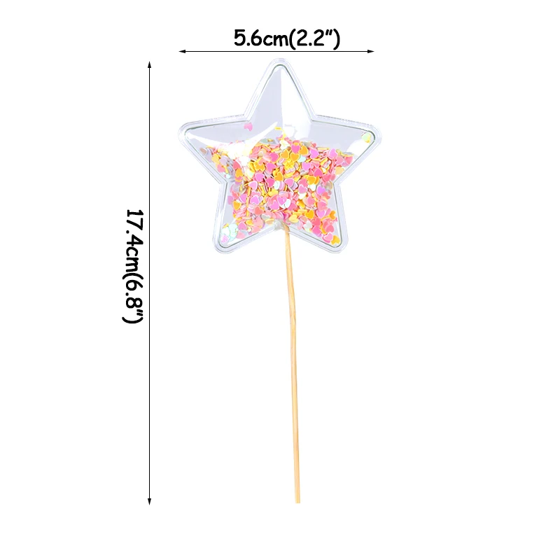 3pcs Cake Topper 3 шт Милая Корона Звезда хвост русалки облако торт Топпер день рождения спрос среди детей декорирование тортов капкейк Топпер для свадебного украшения - Цвет: 3pcs Cake Topper