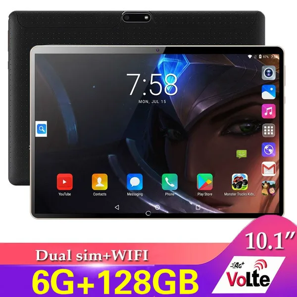 Планшет на Android 128 восемь ядер экран 8 0 дюйма 6 ГБ + 10 1 | Компьютеры и офис