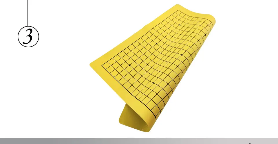 Easytoday One Side Go Game Chessboard Games Synthetic Leather Suede 19 Line Road Weiqi Chess Board High-quality (3)