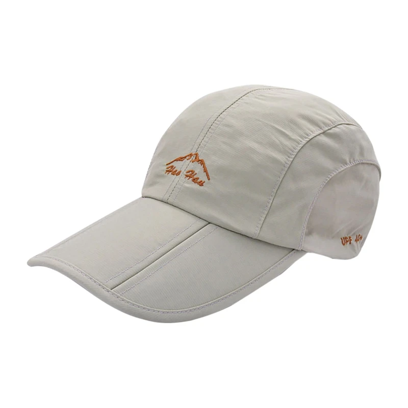 Light Grey Кепка для улицы Женская Мужская дышащая водонепроницаемая непромокаемая быстросохнущая шапка головной убор уличная спортивная удобная переноска складной - Цвет: Light Grey
