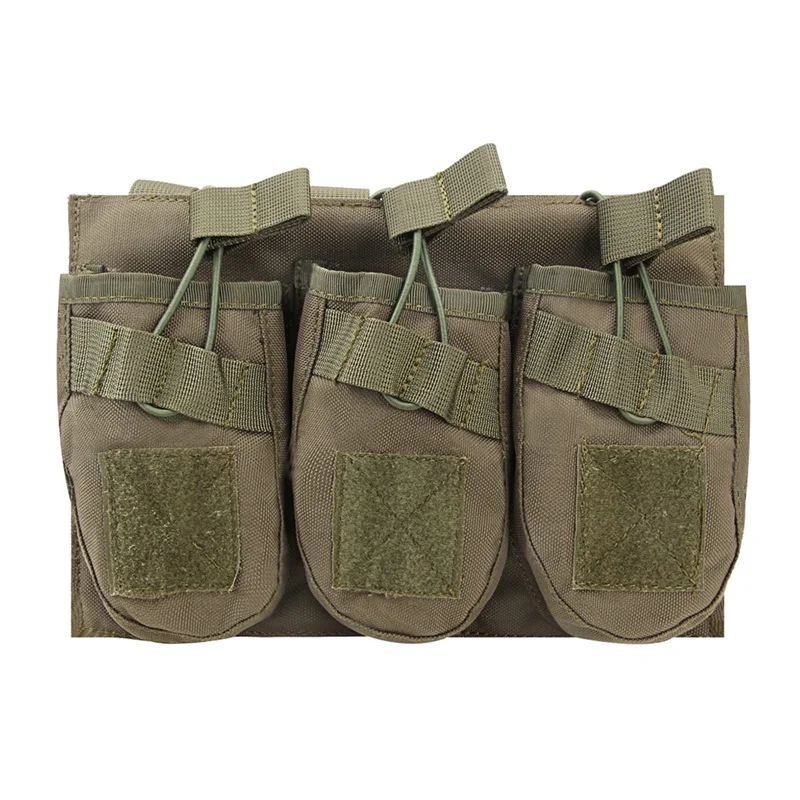 G Тактический MOLLE тройной поясная сумка «милитари» Fanny Pack на открытом воздухе Регулируемый чехлы Чехол для телефона с карманом для Охотничьи сумки - Цвет: G