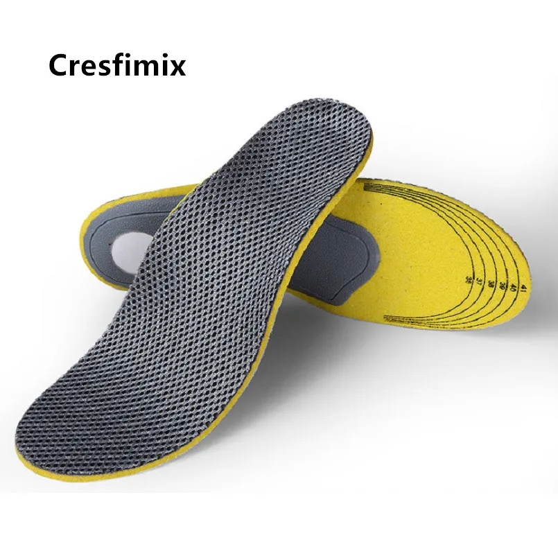 Cresfimix Semelle De Chaussures размера плюс светильник вес удобная мягкая обувь стельки для мужчин мужские Дышащие стельки B5564