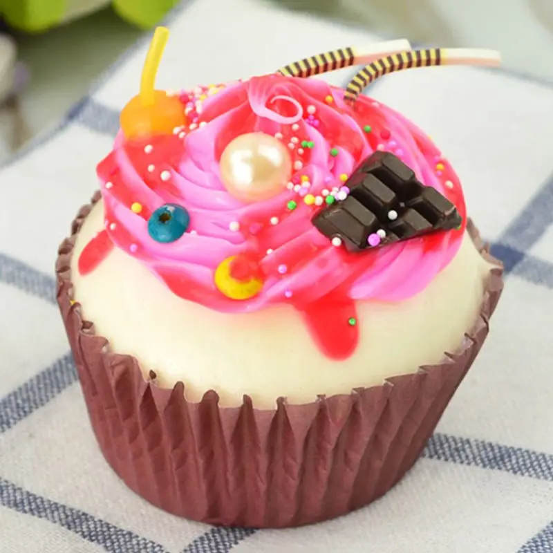 Realistic Artificial Cake Cupcake Model Cup Display Photography Props Home Decoration