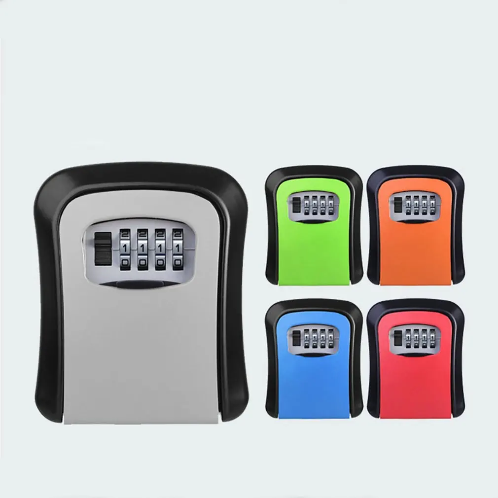 

New Zinc Alloy Material Code Lock Key Box Decoration Site Key Box Keysafe Password Security Code Lock Travel Security Padlock