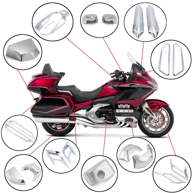 Chrome plating kit for motorcycle accessories for Honda Goldwing 1800 F6B  GL1800 2018 2019 2020 Motorcycle Accessories - AliExpress