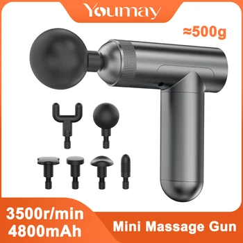 

Youmay Mini Massage Gun Muscle Massager Deep Tissue Vibration Gun Body Relaxation Sports Pain Relief Slimming Shaping Exercising