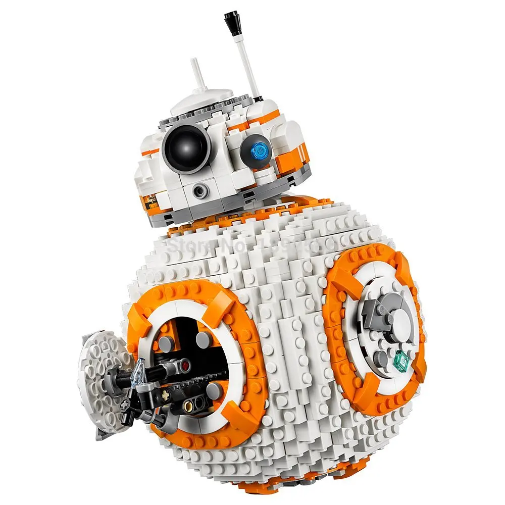 1106 шт. новые совместимые модели LegoINGlys Звездные войны BB 8 75187 наборы моделей набор