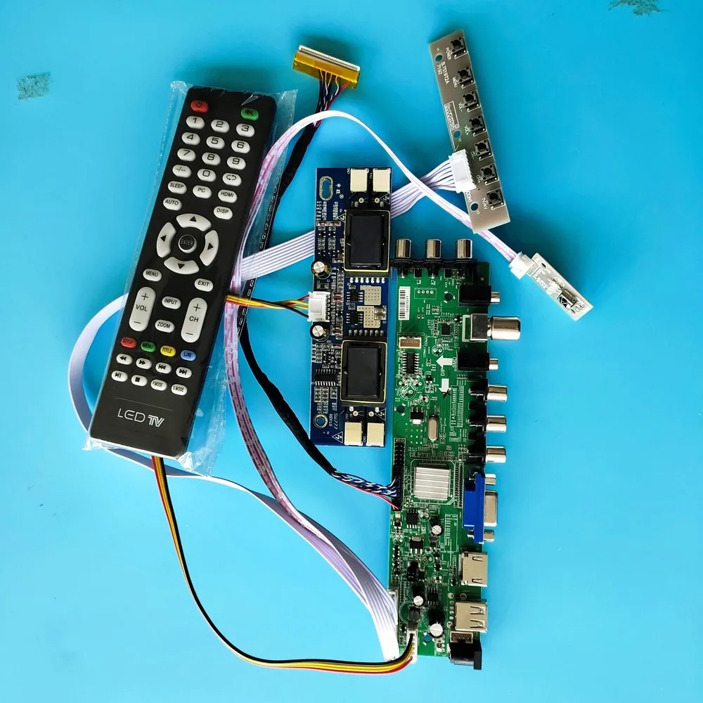 Набор для M190PW01 V0 (0H 0J) 30pin цифровой ЖК-контроллер плата 1440X900 панель HDMI VGA 4 CCFL AV TV USB