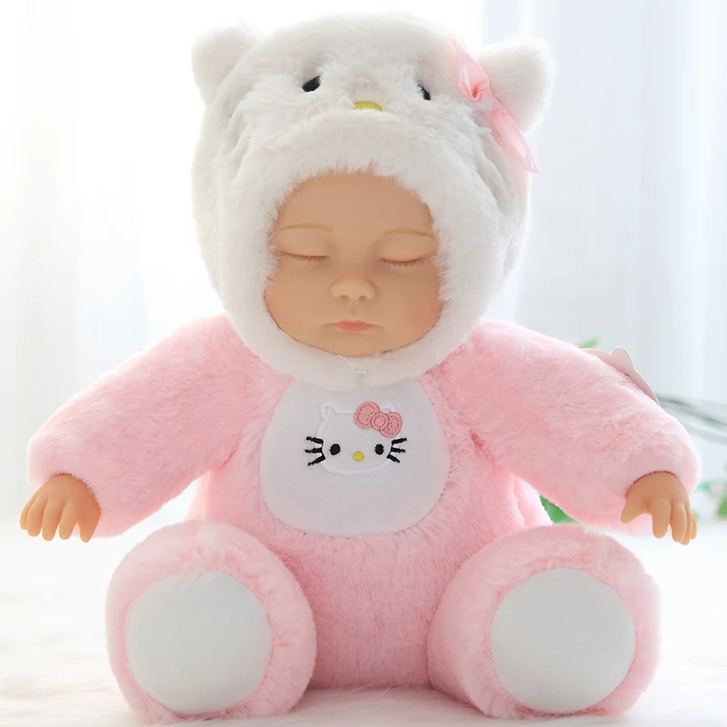 17 см для маленьких девочек плюшевые игрушки куклы Bebe Reborn чучела Банни пчелы слона