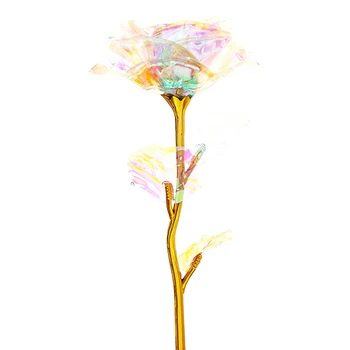 

Romantic Colorful Fairy Rose Artificial Galaxy Rose Flowers for Girl Friend Valentine's Day Gift Wedding Party