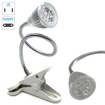 

5W LED Plant Grow Light Bulb With Desk Holder Clip Indoor Seedling plant Lamp