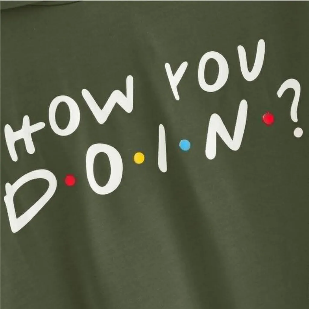Модная женская толстовка с надписью How You Doin, укороченная толстовка с капюшоном и длинным рукавом, повседневный Женский пуловер, уличная толстовка, топы