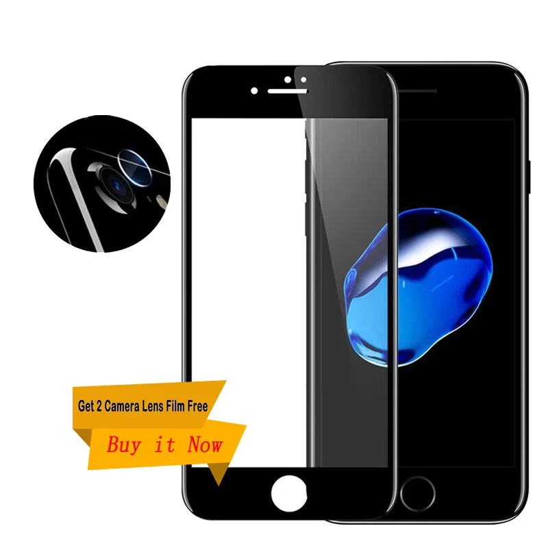 

4 in 1 Tempered Glass For Apple iPhone SE 2020 Screen Protector Camera Lens Film For iPhone SE 2020 Glass For iPhone SE (2020)