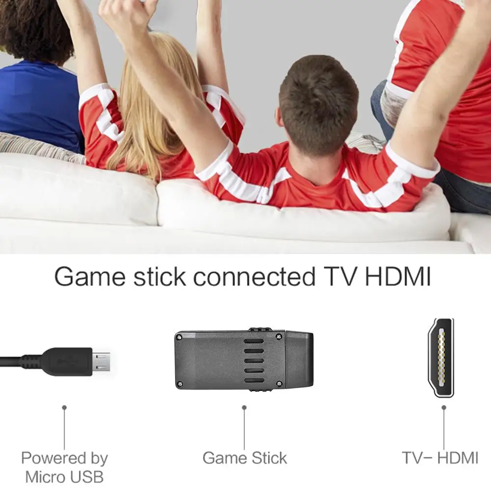 Новая игровая приставка 4K HDMI со встроенной 821 классическими играми 8 битная мини
