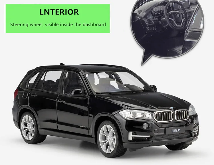 WELLY 1:24 BMW X5 внедорожник спортивный автомобиль имитация сплава Модель автомобиля ремесла Коллекция игрушек инструменты подарок