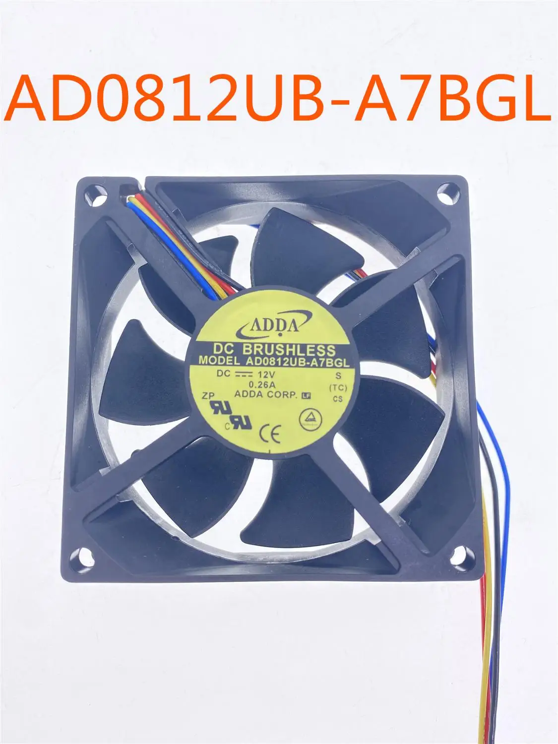 Для ADDA AD0812UB-A7BGL S DC 12V 0.26A 4-проводной 80x80x25 мм вентилятор охлаждения сервера |