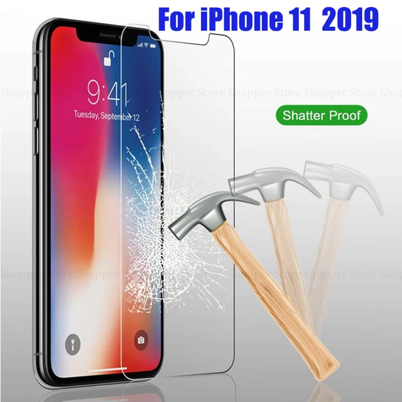 Новое закаленное стекло для iPhone 11 11 Pro MAX Защитная крышка для экрана стекло для iPhone 11 XI XIR XR Pro 6,1 6,5 5,8 дюймов пленка