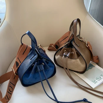 

Unusual Bag Brand Original Design Bucket Bag Women's Autumn/Winter 2020 Joker Simple Handbag Retro Messenger Bag
