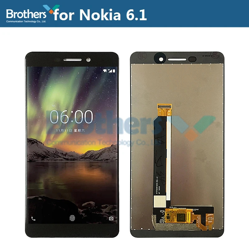 LCD Screen for Nokia 6.1 TA-1021 Display 6 X6 TA-1043 Assembly Touch Digitizer TA-1099 | Мобильные телефоны и аксессуары