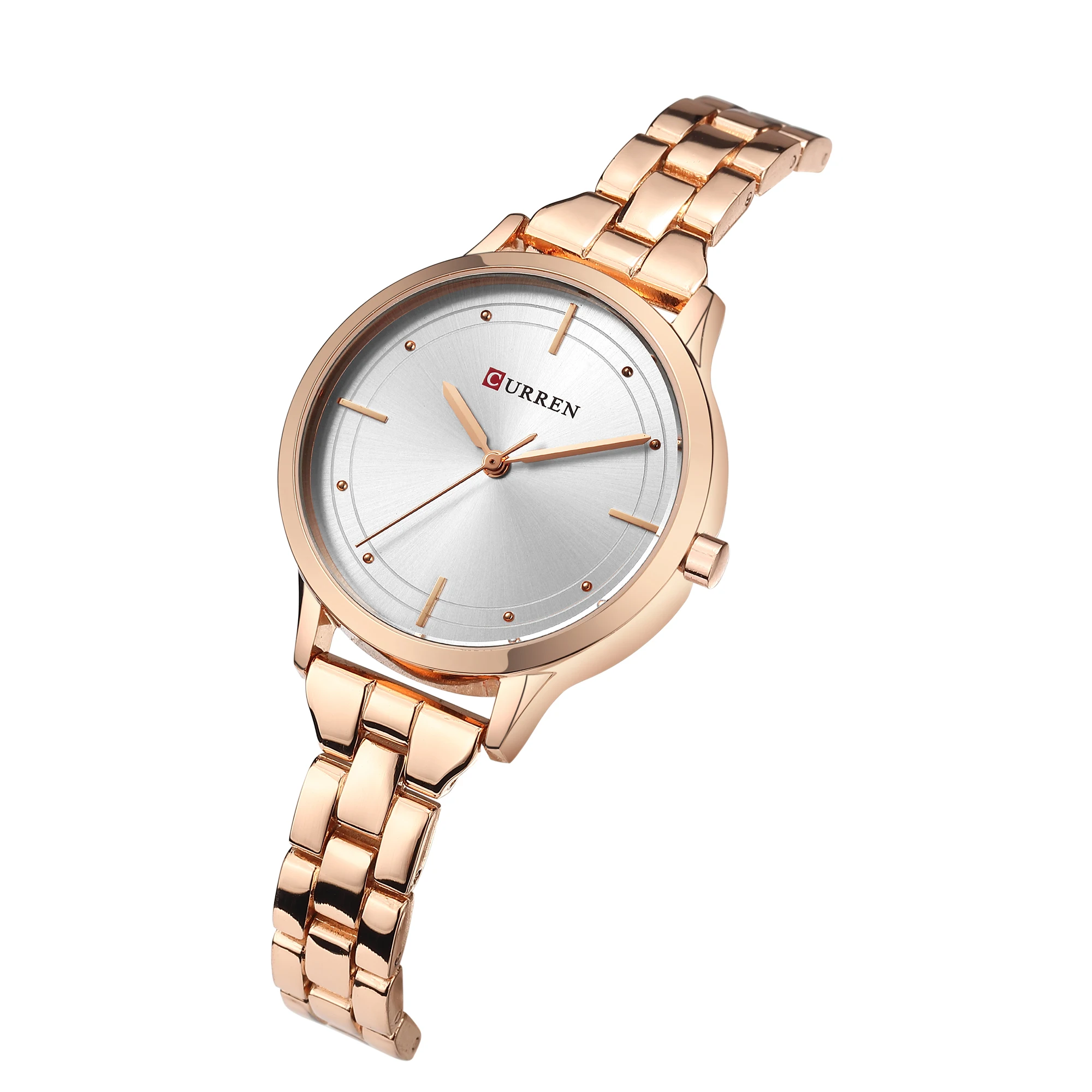 

CURREN Relogio Feminino Stainless Steel Casual Women Romantic Gift Watches Top Brand Fashion Ladies Wristwatches Montre Femme