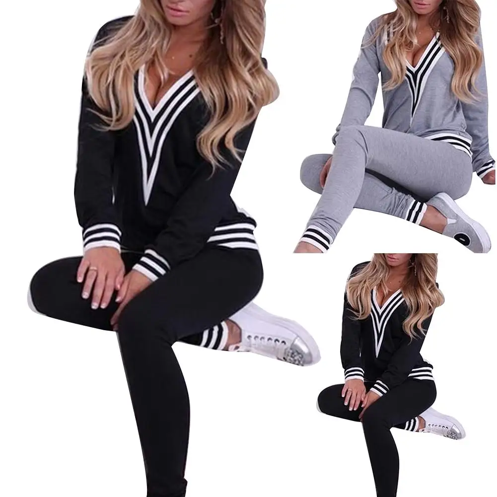 

2pcs/Set Women's sports suit Large Plus Size tracksuit Hooded sweater+pants two piece set Top And Pant Sportwear Warm Matching