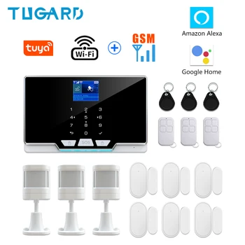 Android&iOS 433Mhz WIFI GSM Home Security Alarm System New G20 Burglar Alarm Kit Works With Amazon Alexa&Google Home APP Control golden security g90b plus 3g gsm wifi ios android app control home security alarm system fire alarm kit 720p wifi ip camera
