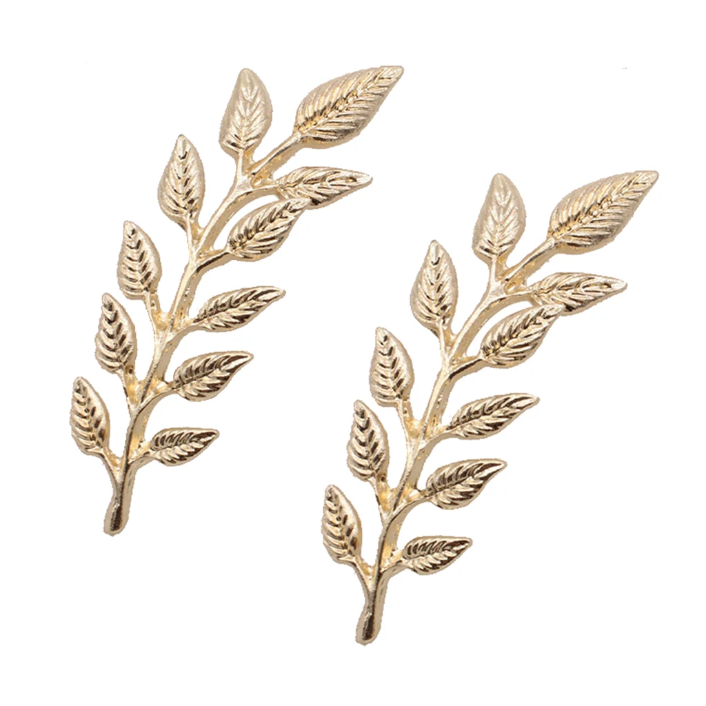 Jewelry Antique Women's Vintage Scarf Brooch Pin Party Girl Ring Clip Leaves Pattern