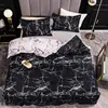 Marble Bedding Set For Bedroom Soft Bedspreads For Double Bed Home Comefortable Duvet Cover Quality Quilt Cover And Pillowcase 1