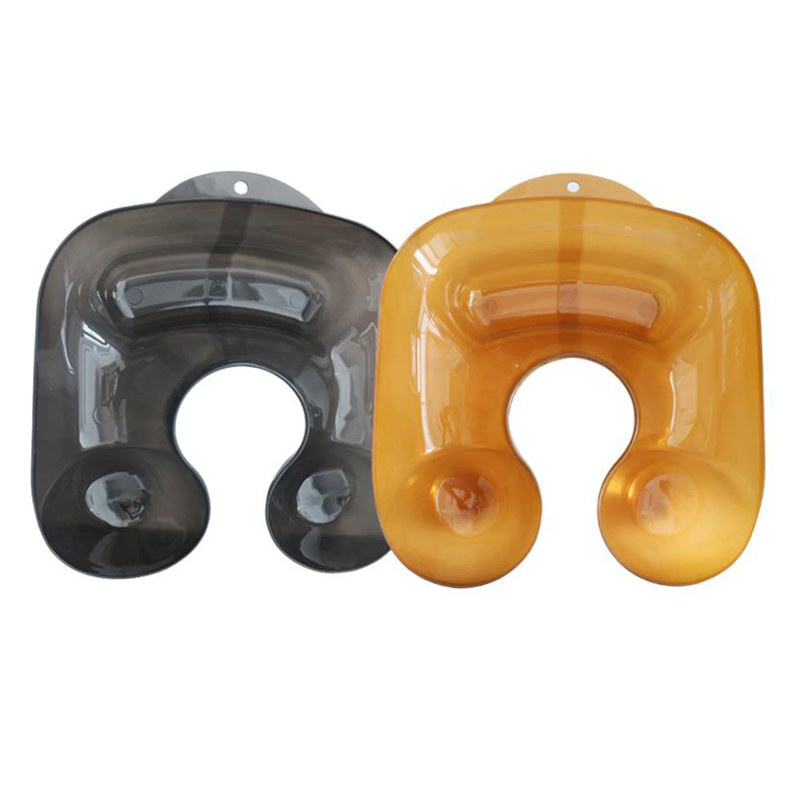 Hair Coloring Cape Protection PVC Neck Tray Salon Hair Perm Dyeing Container Neck Rest